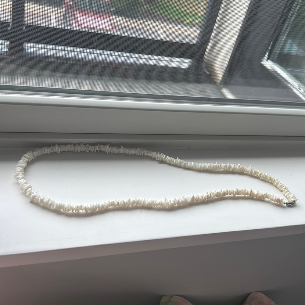 Puka shell necklace